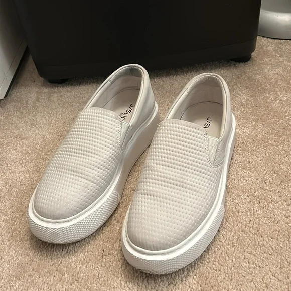 J/SLIDE Delia Perforated Slip on Platform Sneakers - Picture 2 of 8